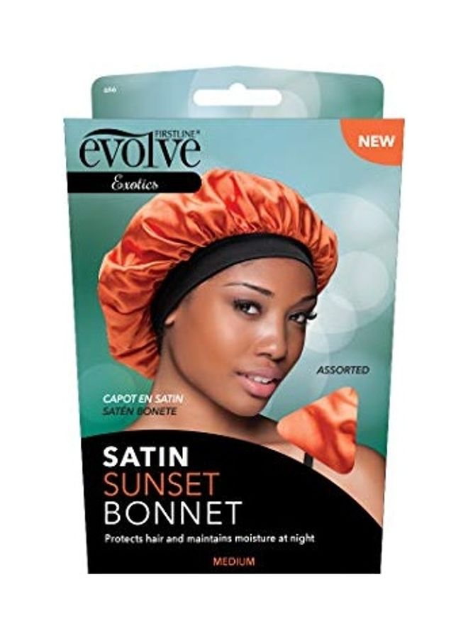 Evolve Exotics Satin Sunset Bonnet Green/Black