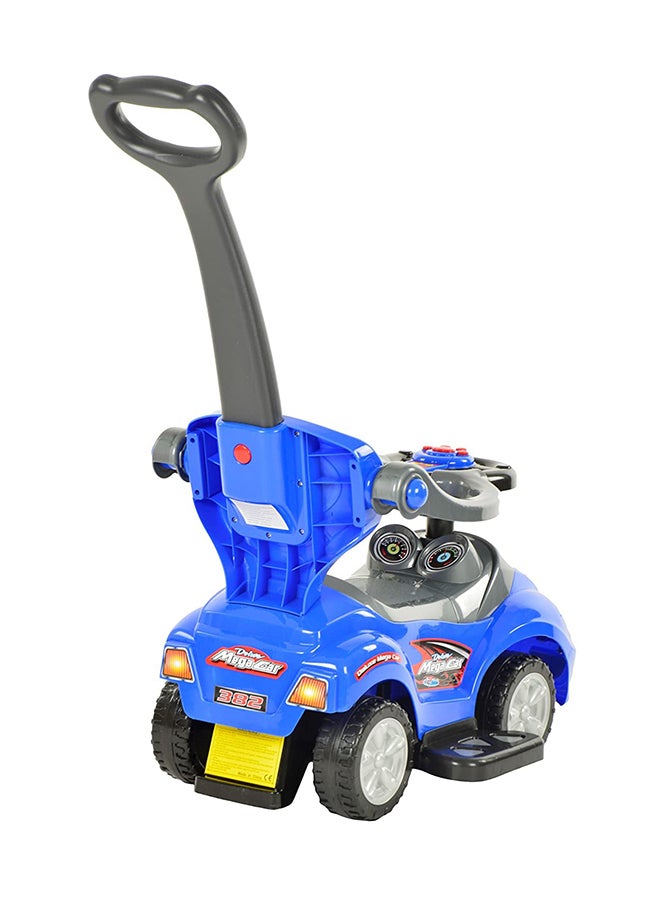 Cool Baby - 3-in-1 Kids Push And Pedal Toddler Ride On Wagon Play Toy Stroller With Sounds, Handle, Horn 4kg - Image 1