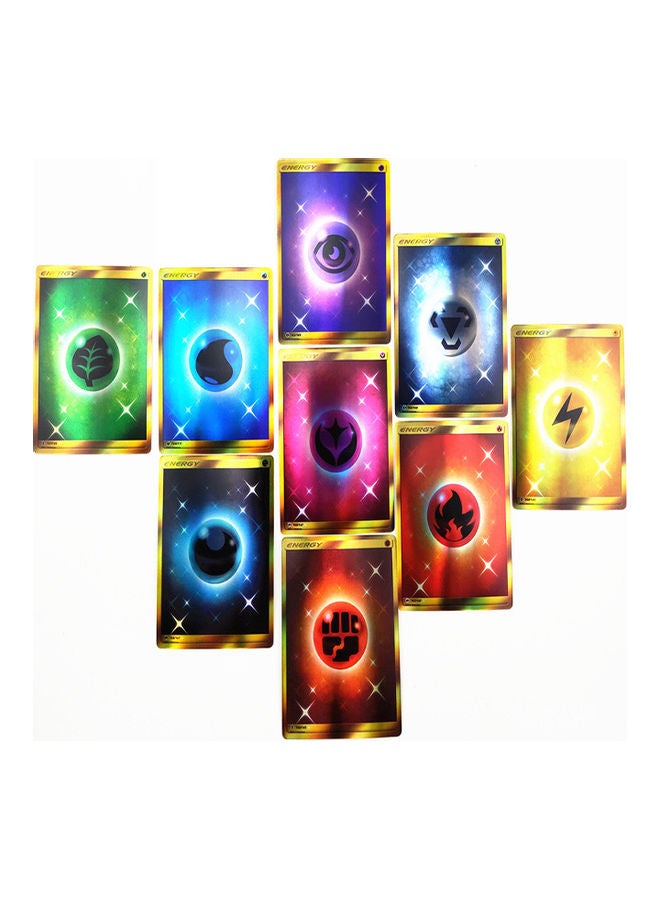 100-Piece Pokemon Trainer Energy Card Game Set 9x7x4cm - Image 3