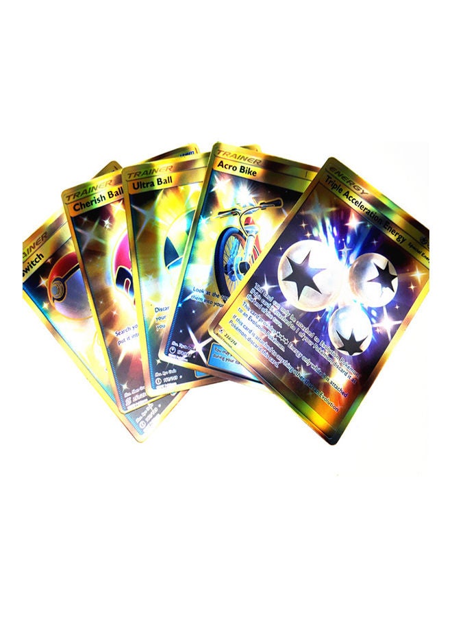 100-Piece Pokemon Trainer Energy Card Game Set 9x7x4cm - Image 4