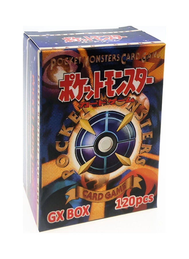 120-Piece Pokemon Trainer Energy Card Game Set 9x7x5cm - Image 1