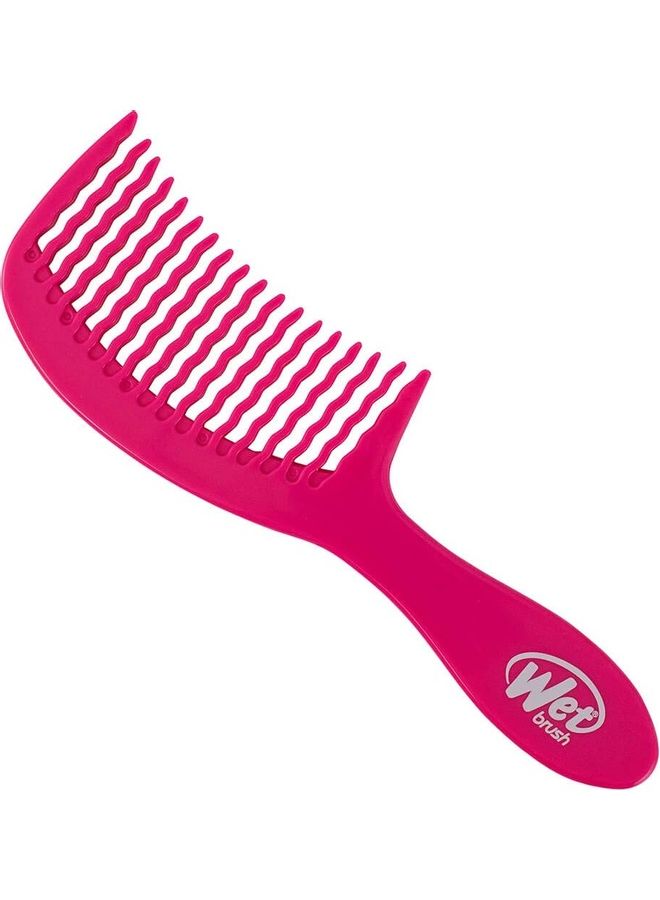 Wet Brush Detangling Comb Pink - Image 1