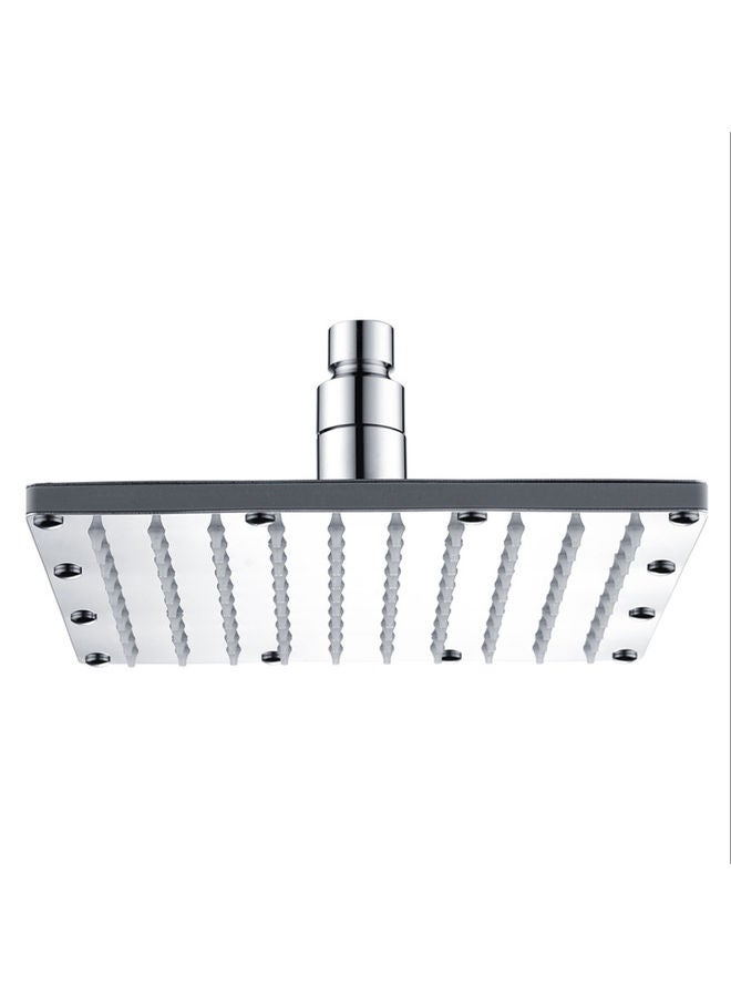 رأس دش شلال المطر مزود بإضاءة LED فضي 8بوصة - Image 1