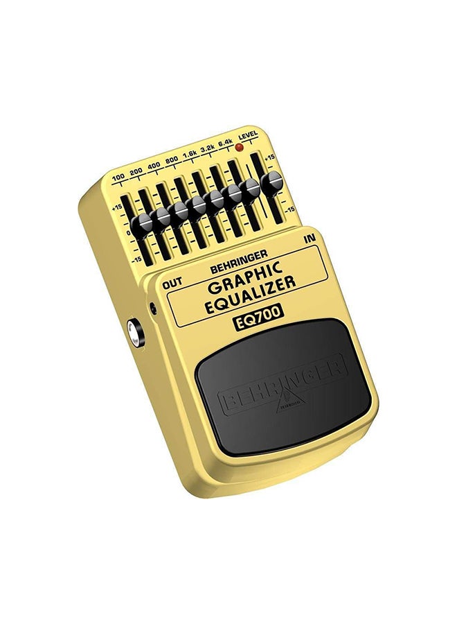 behringer Graphic Equalizer EQ700 Yellow - Image 2