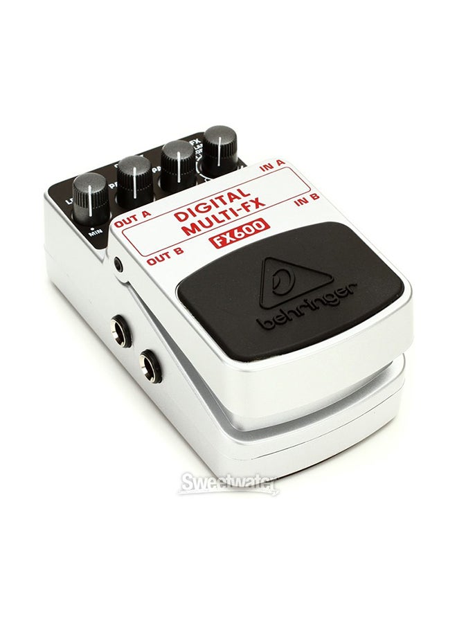 behringer Digital Stereo Multi-Effects Pedal FX600 Silver - Image 3
