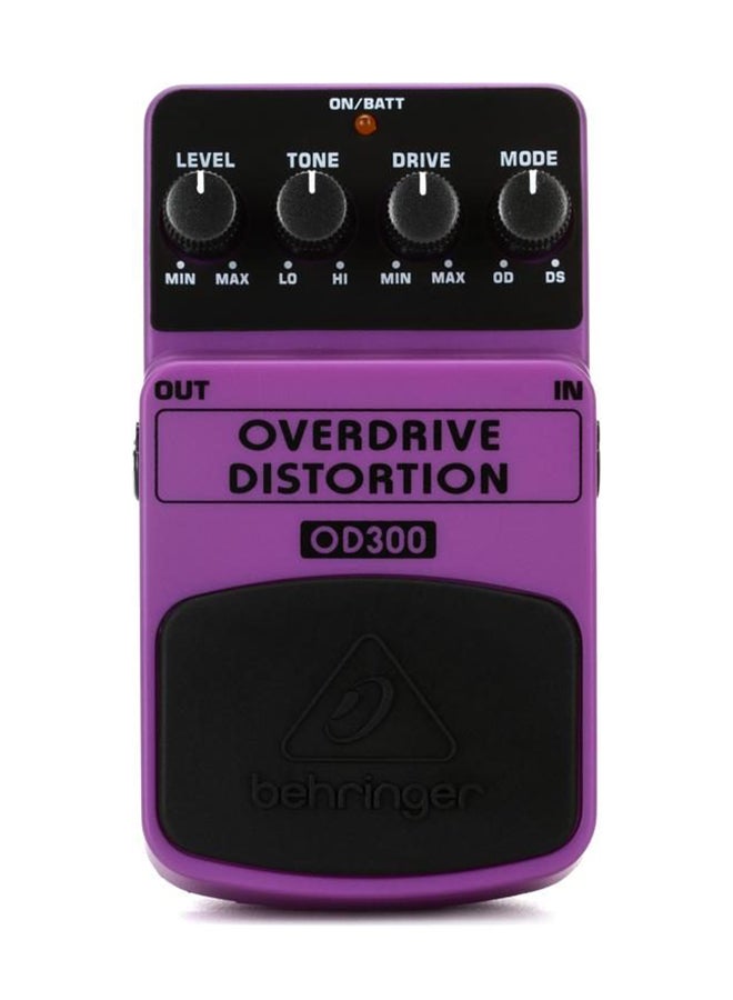 behringer 2-Mode Overdrive/Distortion Effects Pedal OD300 purple  - Image 3