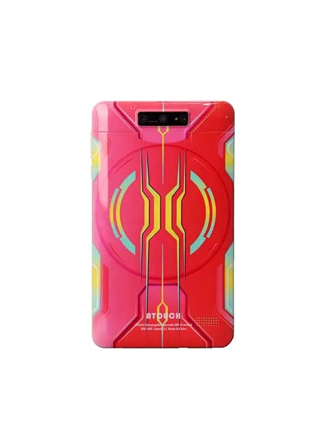 7-Inch Tablet Dual Sim Pink/Red 2GB RAM 16GB ROM 4G LTE Wi-Fi With Kids i Wawa Function