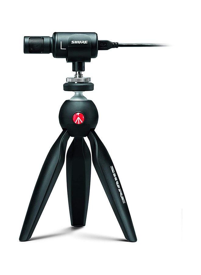 Shure MV88+ Video Kit Digital Stereo Microphone and Accessories for Smartphones MV88+DIG-VIDKIT Black  - Image 4