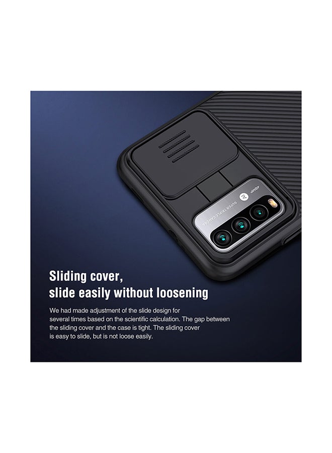 Nillkin Hard CamShield With Camera Slide Protective Case Cover For Xiaomi Redmi 9T Black - Image 3