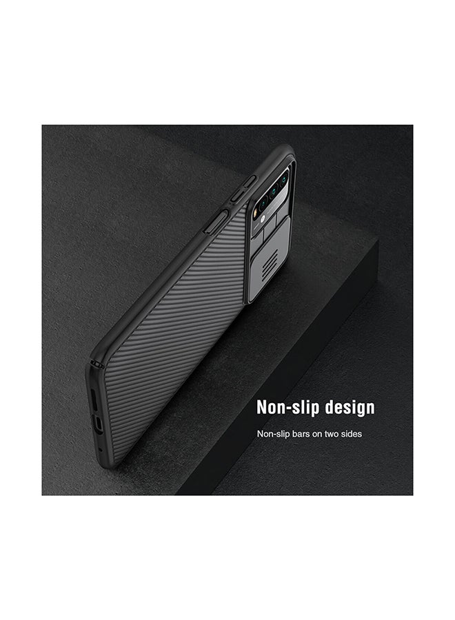 Nillkin Hard CamShield With Camera Slide Protective Case Cover For Xiaomi Redmi 9T Black - Image 2
