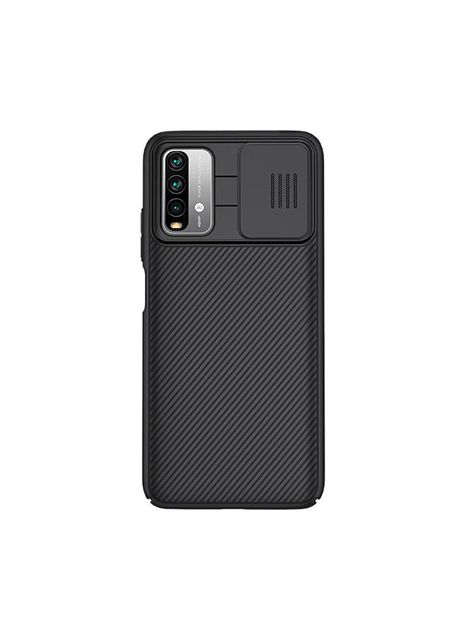 Nillkin Hard CamShield With Camera Slide Protective Case Cover For Xiaomi Redmi 9T Black - Image 4
