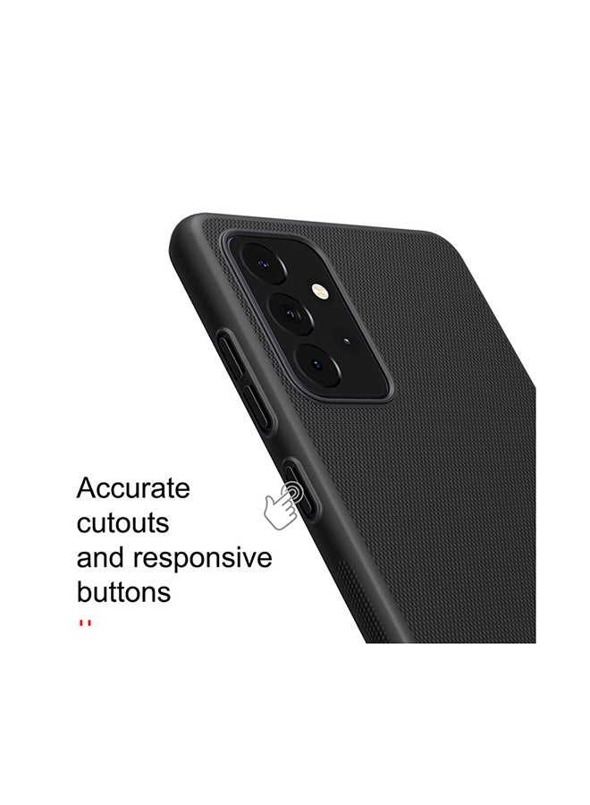 Nillkin Super Frosted Shield Hard Phone Cover For Samsung Galaxy A72 5G Black - Image 4