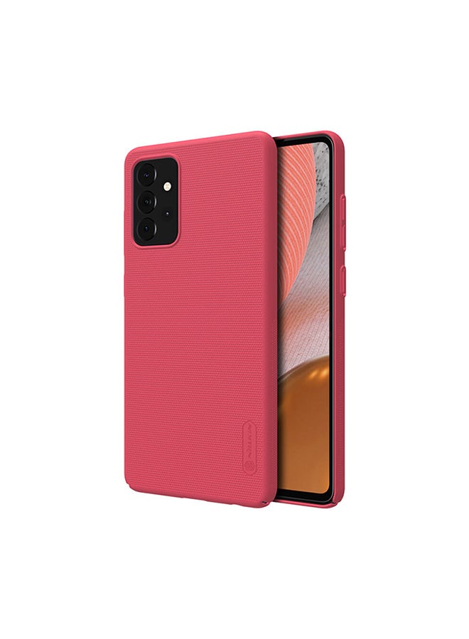 Nillkin Super Frosted Shield Hard Phone Cover For Samsung Galaxy A72 5G Red - Image 1