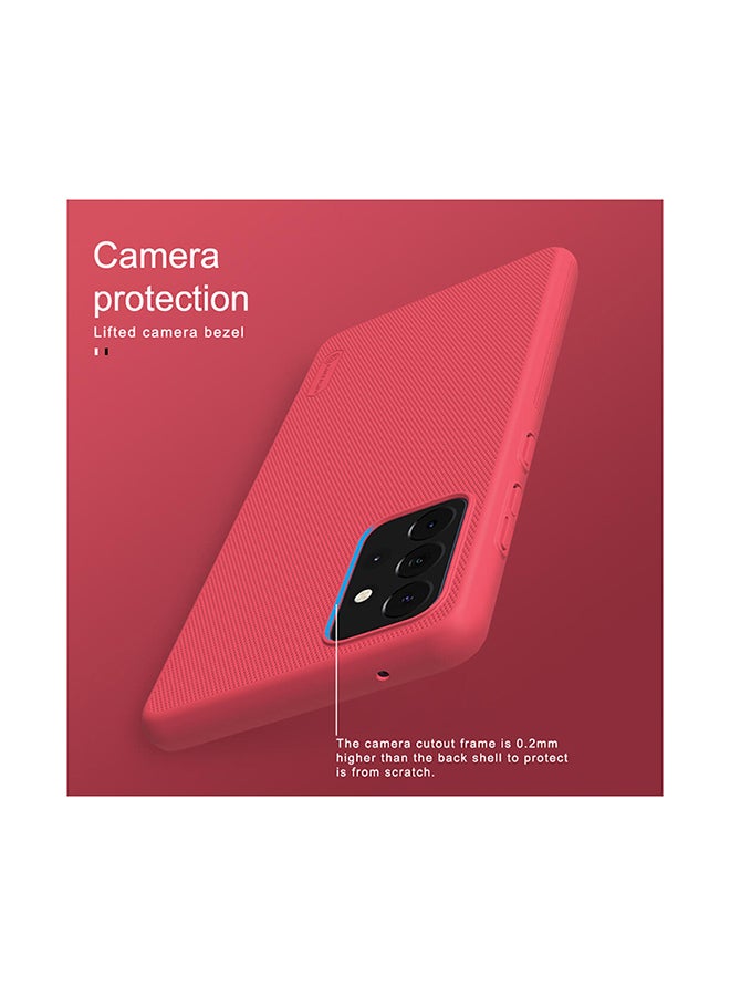 Nillkin Super Frosted Shield Hard Phone Cover For Samsung Galaxy A72 5G Red - Image 3