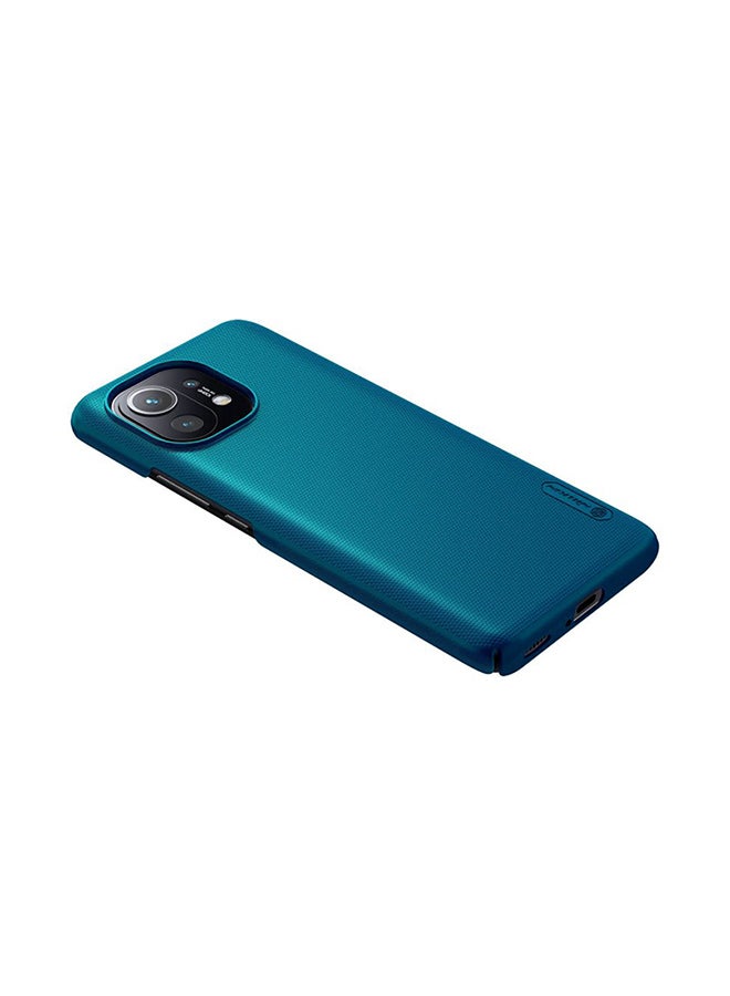 Nillkin Super Frosted Shield Hard Phone Cover For Xiaomi Mi 11 5G Blue - Image 3
