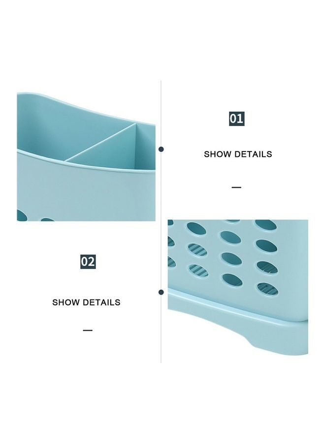 Kitchen Drain Chopsticks Cage Blue 16x7.5x13cm  - Image 5