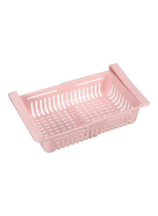 Kitchen Organizer Adjustable Kitchen Refrigerator Storage Rack pink 19 x 17 x 8.5cm  - Image 2