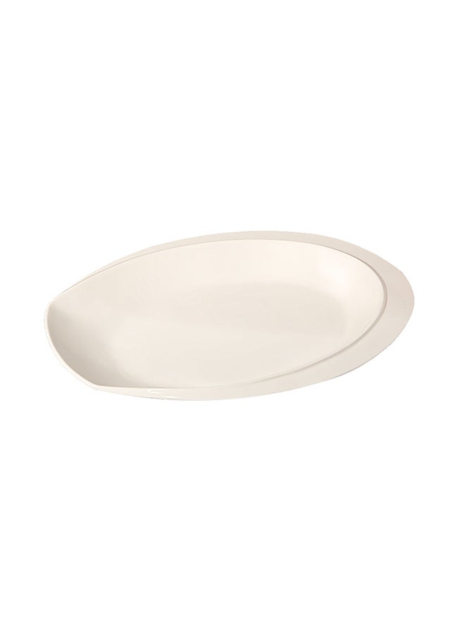 Dania Porcelain Service Plate White 62x41cm - Image 1