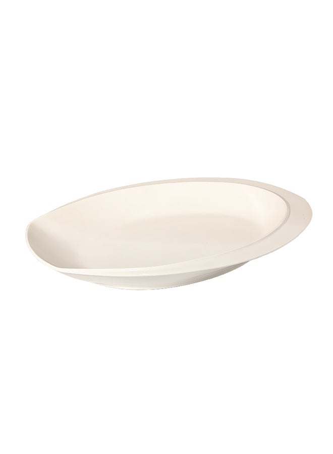 Dania Porcelain Service Plate White 62x41cm - Image 2