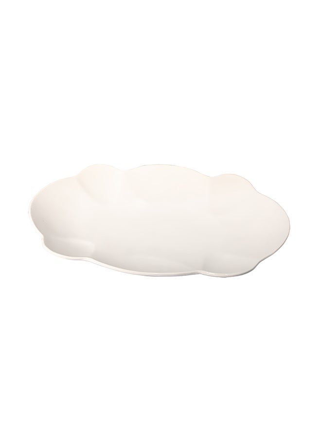 Dania Porcelain Service Plate White 64x39cm - Image 2