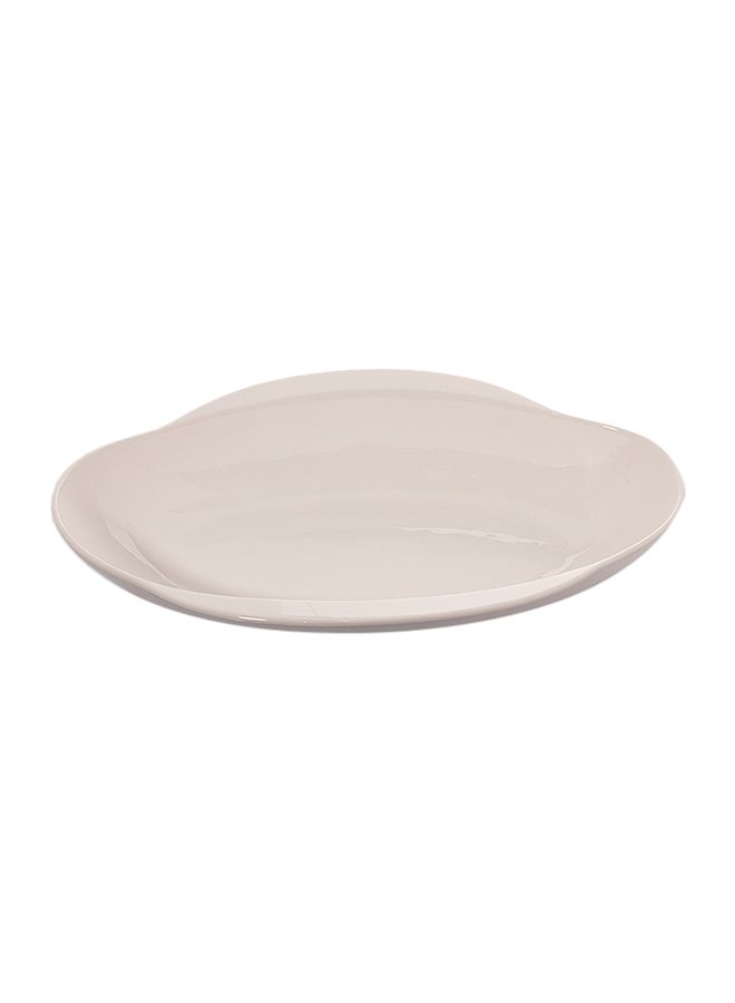 Dania Porcelain Service Plate White 50x30cm - Image 1