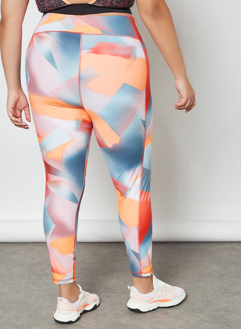 Only Play - Curvy Printed Training Leggings Balsam - Image 1