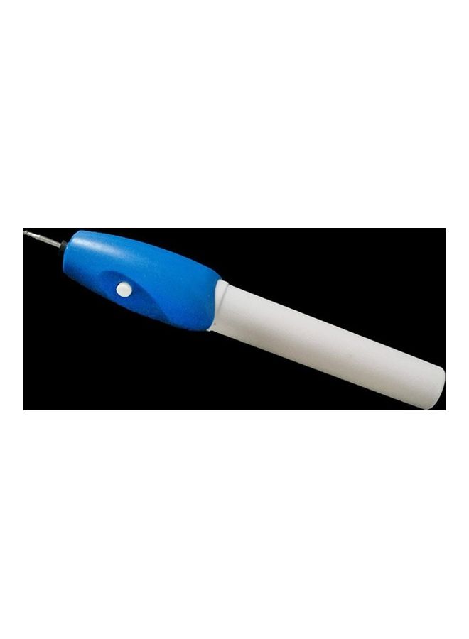 Cordless Mini Electric Engraving Pen Blue/White - Image 3