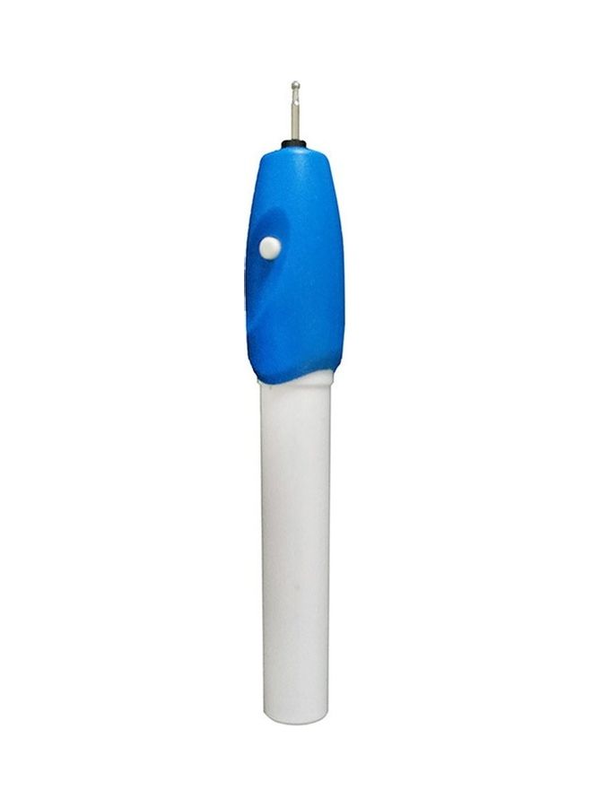 Cordless Mini Electric Engraving Pen Blue/White - Image 1