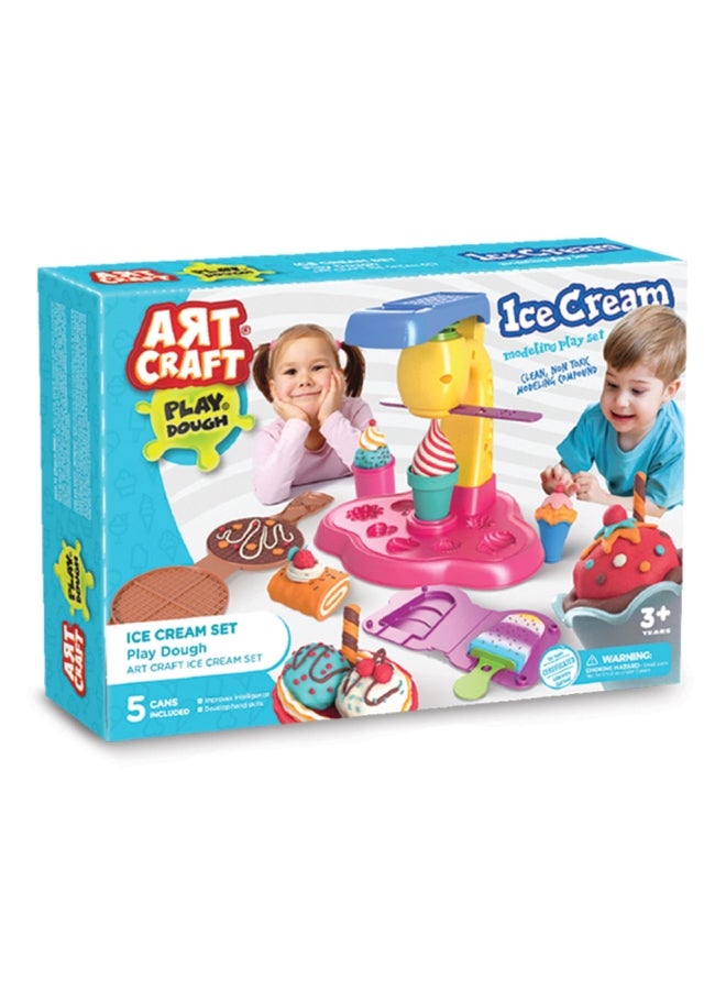 ديدي مجموعة عجين اللعب بتصميم آيس كريم  من سلسلة آرت كرافت 8x37.5x26.5سم - Image 2