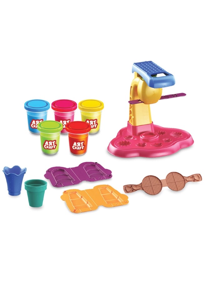 ديدي مجموعة عجين اللعب بتصميم آيس كريم  من سلسلة آرت كرافت 8x37.5x26.5سم - Image 3