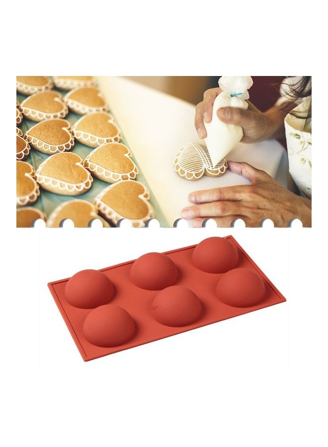 Silicone Chocolate Cupcake Cake Mold Brown 3.4x9x5.1cm  - Image 3