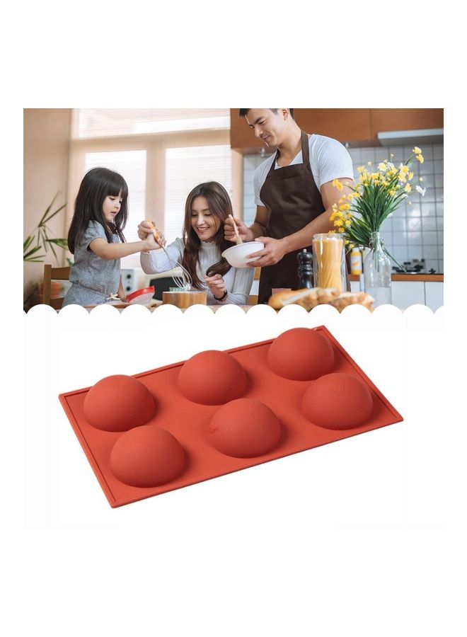 Silicone Chocolate Cupcake Cake Mold Brown 3.4x9x5.1cm  - Image 4