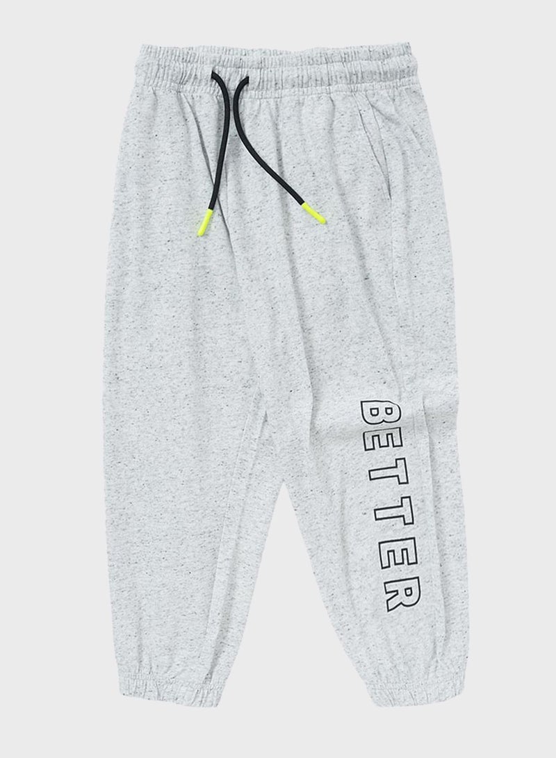 Balabala Elasticated Waist Sweatpants Grey  - Image 1