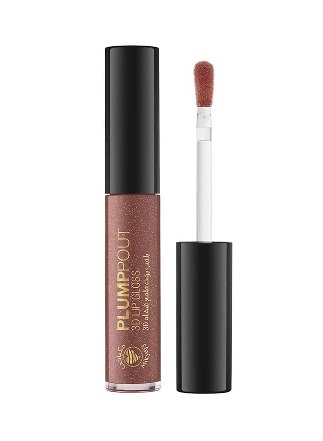 Mikyajy - Plump Pout 3D Lipgloss 301 Brown - Image 1