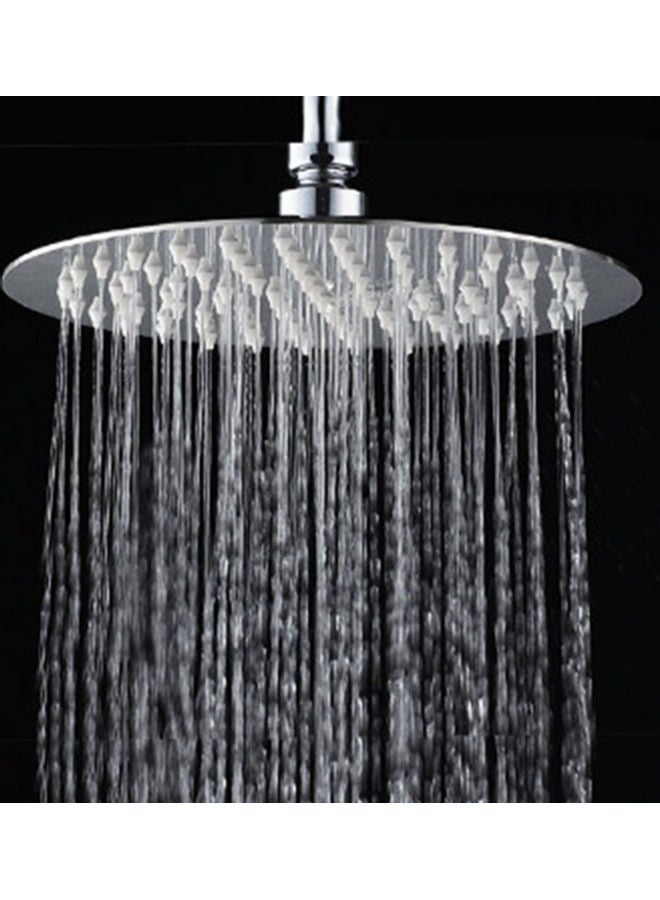 Round Rain Showerhead Silver 8inch - Image 4