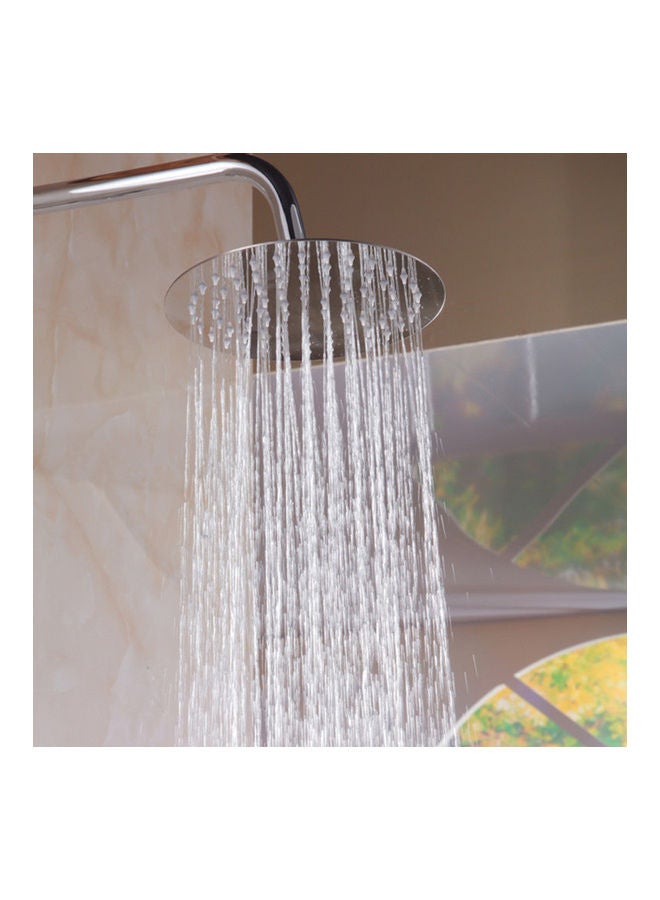 Round Rain Showerhead Silver 8inch - Image 5