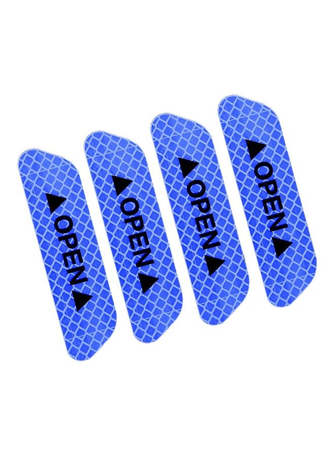 Generic 4-Piece Safety Reflective Stickers For Car  - Image 2