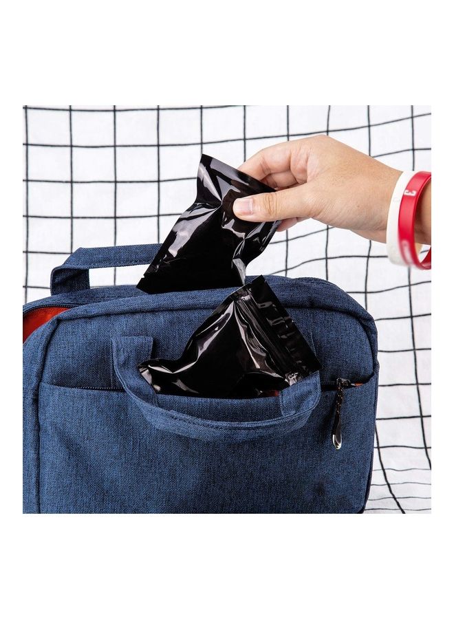 100-Piece Aluminum Foil Bag Black 0.8x1.2x12cm - Image 4