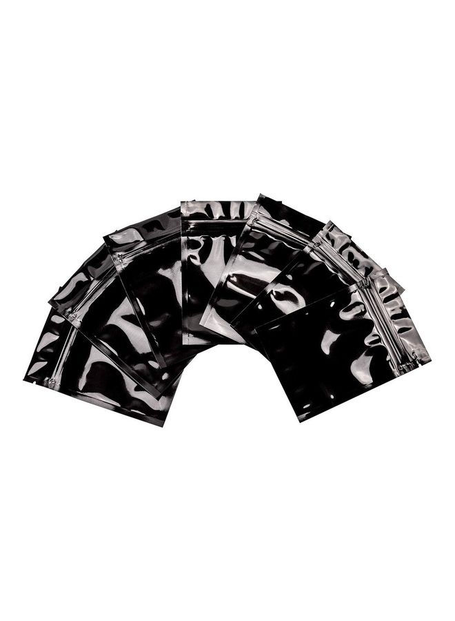 100-Piece Aluminum Foil Bag Black 0.8x1.2x12cm - Image 5
