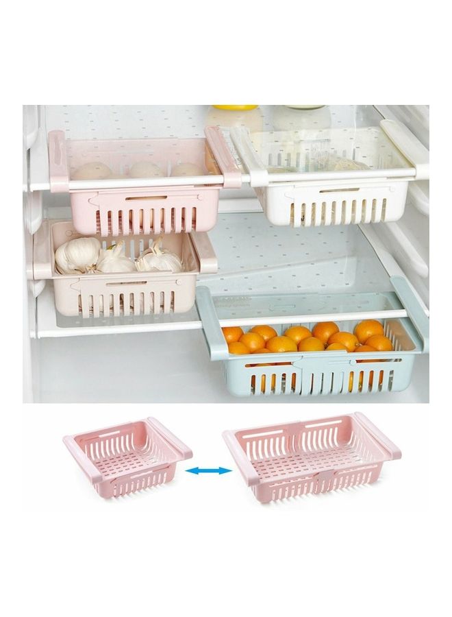 Generic Pack Of 4 Refrigerator Storage Box Multicolour 25x20x10cm  - Image 1
