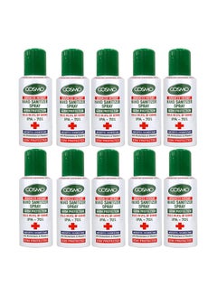Advanced Instant Hand Sanitizer Spray Pack of 10 Multicolour 150ml