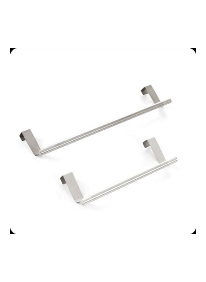 Kitchen Multi-Function Stainless Steel Single Bar Silver 36x6x3cm  - Image 1