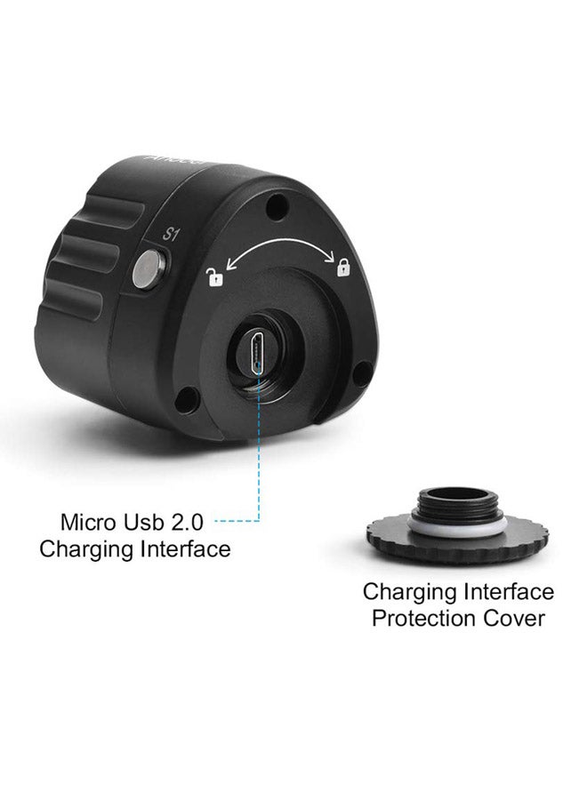 أندوير إضاءة LED احترافية ومضادة للماء للتصوير الفيديو أثناء الغطس مع ملحقات أبيض - Image 5