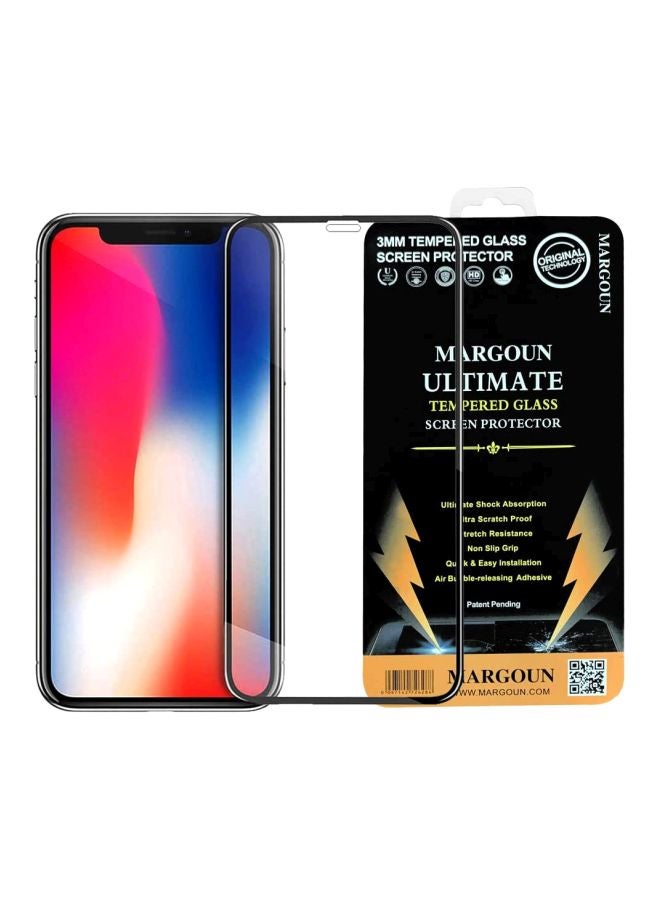 MARGOUN Ultimate Tempered Glass Screen Protector For Apple iPhone XR Black/Clear - Image 4