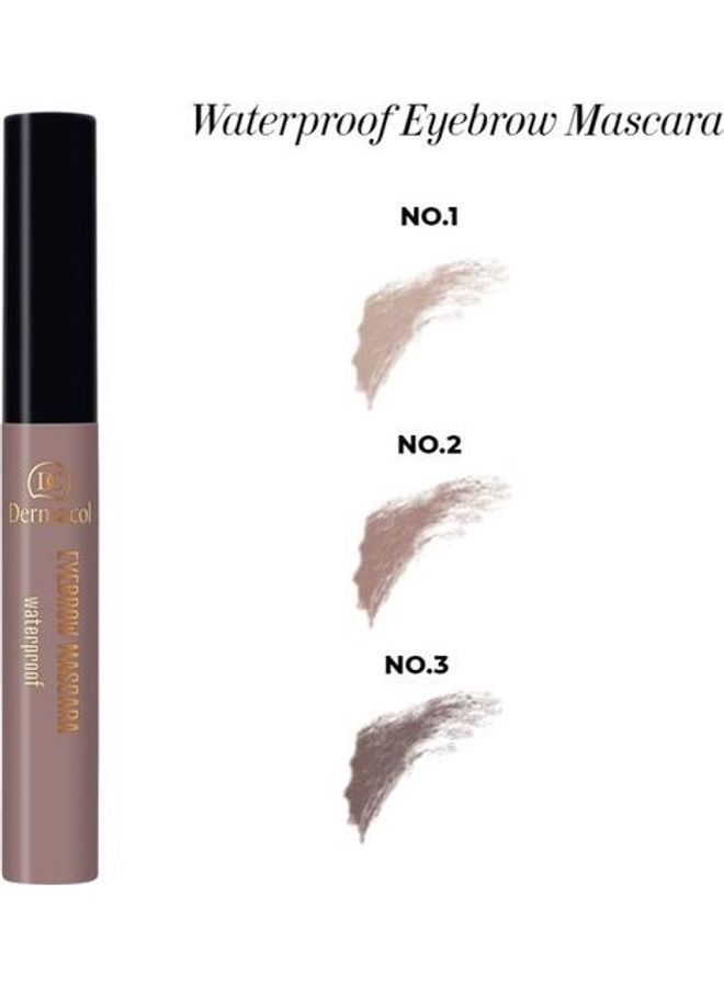 Dermacol Waterproof Eyebrow Mascara No 1  - Image 3