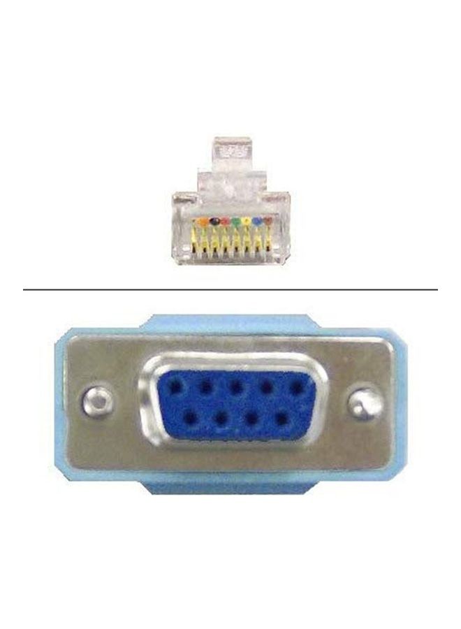 Generic - RJ45 To RS232 Network Cable Blue - Image 1