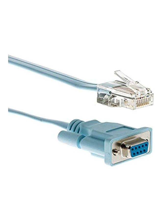 Generic - RJ45 To RS232 Network Cable Blue - Image 1