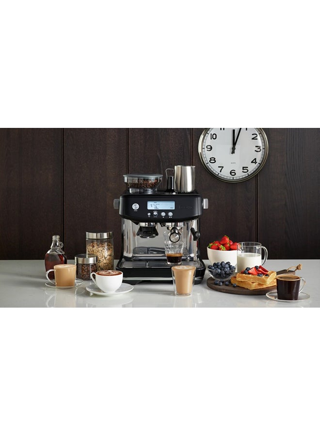 Breville - Barista Pro Coffee Maker (International Version) 2 L 1680 W BES878BTR Black/Silver - Image 1