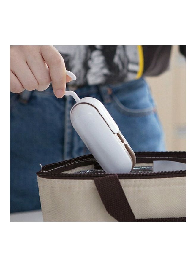 Mini Vacuum Sealing Machine For Food Chip Bag White 16x5x5cm  - Image 2