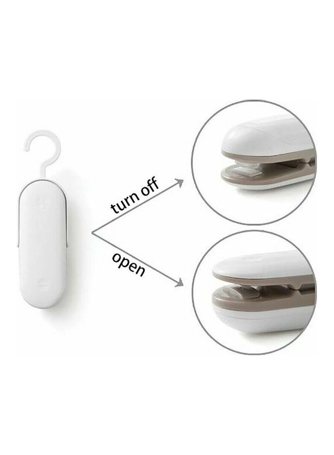 Mini Vacuum Sealing Machine For Food Chip Bag White 16x5x5cm  - Image 3